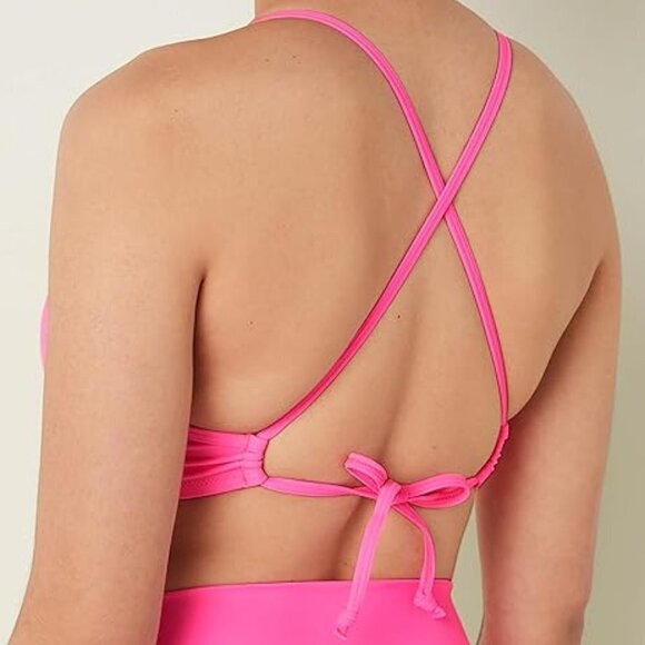 Victoria's Secret Pink Body Wrap Bikini Top S- NEW - Picture 2 of 4